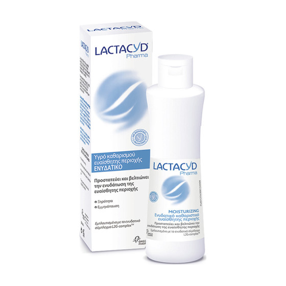 Lactacyd Pharma with Moisturizing Ενυδατικό Καθαριστικό Ευαίσθητης Περιοχής 250 ml